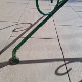 Wrought iron garden table