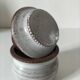 Small water butter dish in glazed stoneware in the Ratilly style.