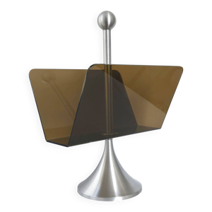 Porte-revues en plexiglas - acier