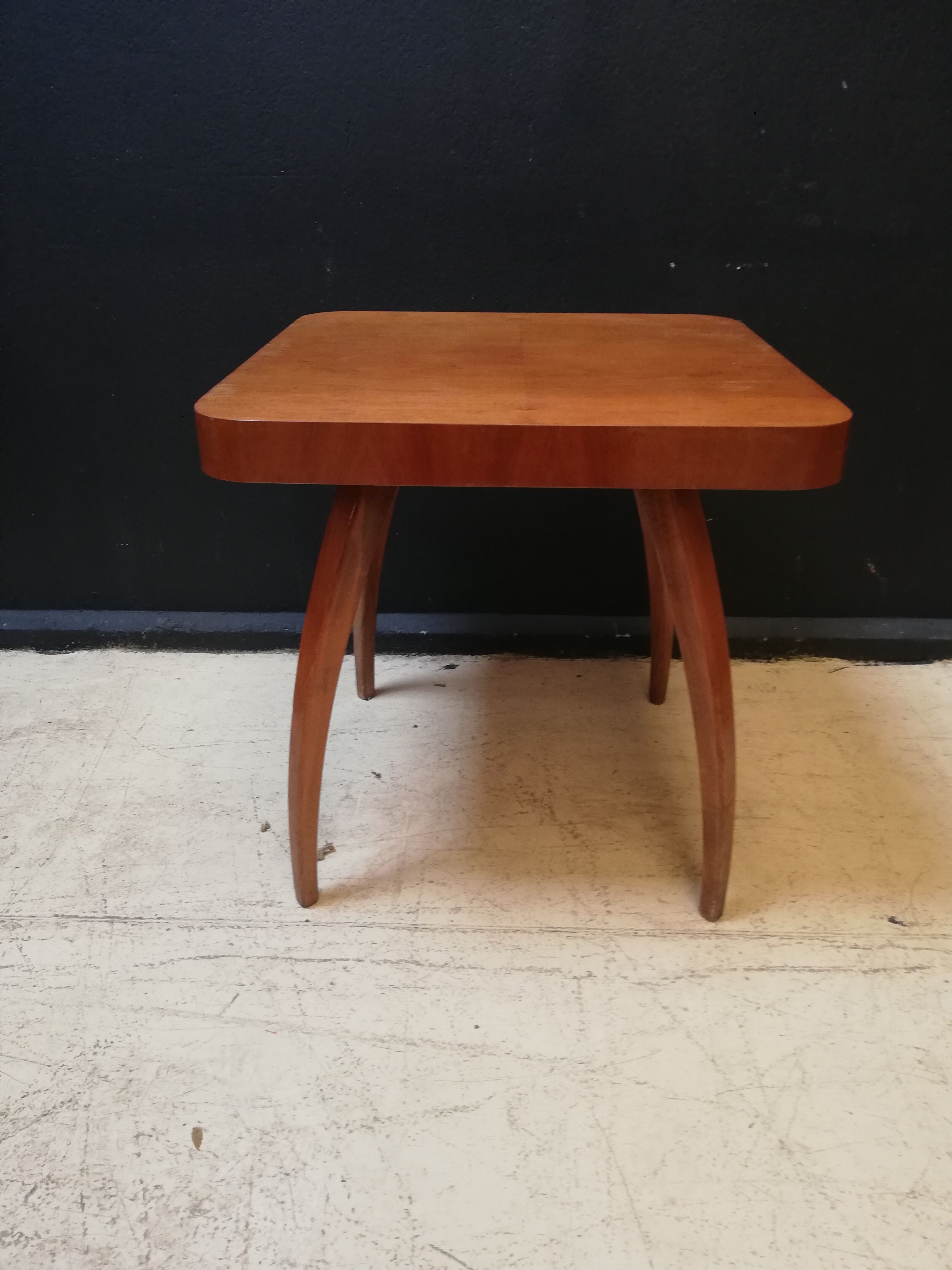 Coffee table Spider Halabala, vintage, Czech, art deco