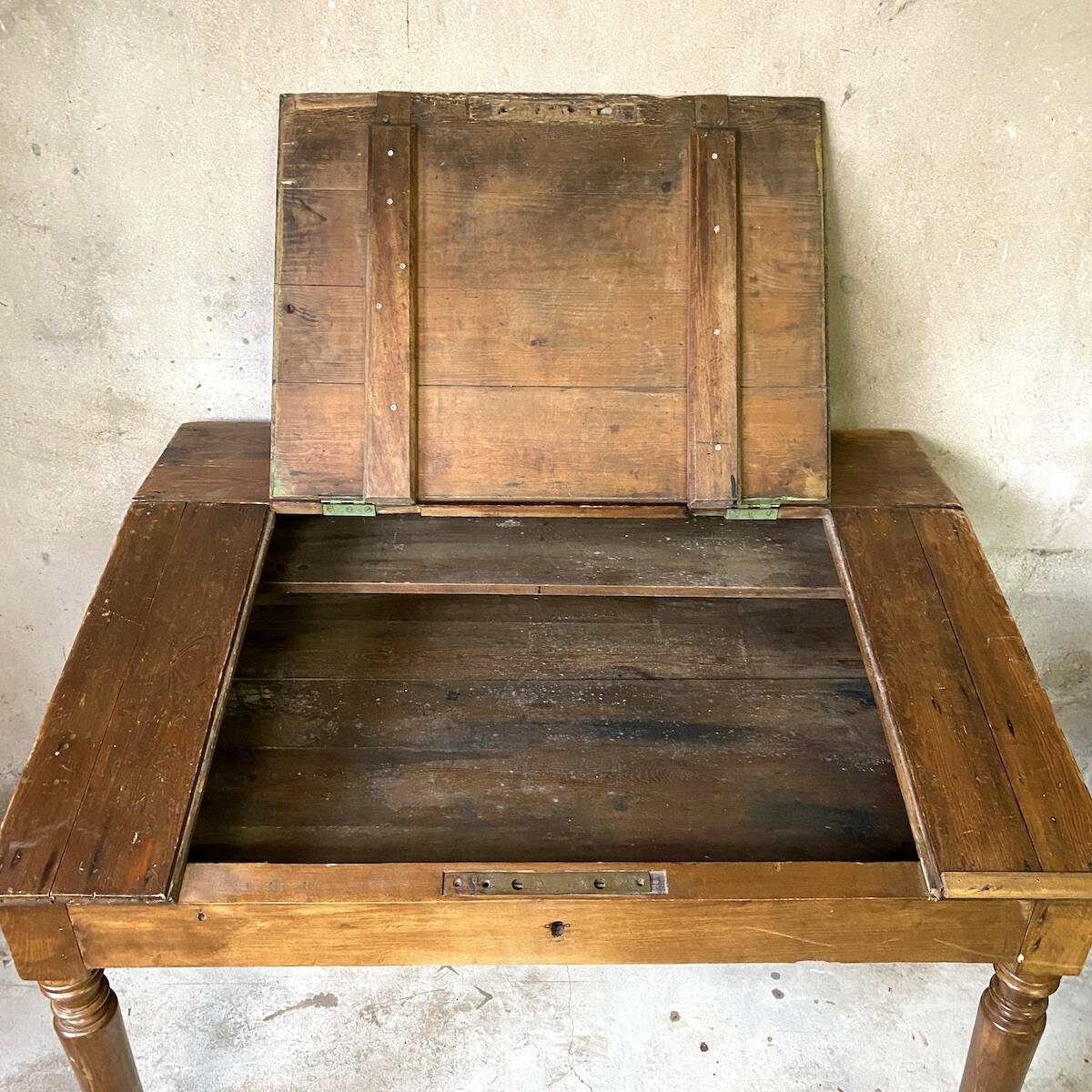 19th-century solid wood desk