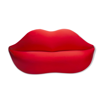 Red bocca sofa by Studio 65 for Gufram (inspired by Salvator Dali)