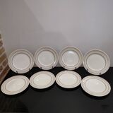 Series of 8 dessert plates Primula Italian earthenware San Marciano Ceramiche