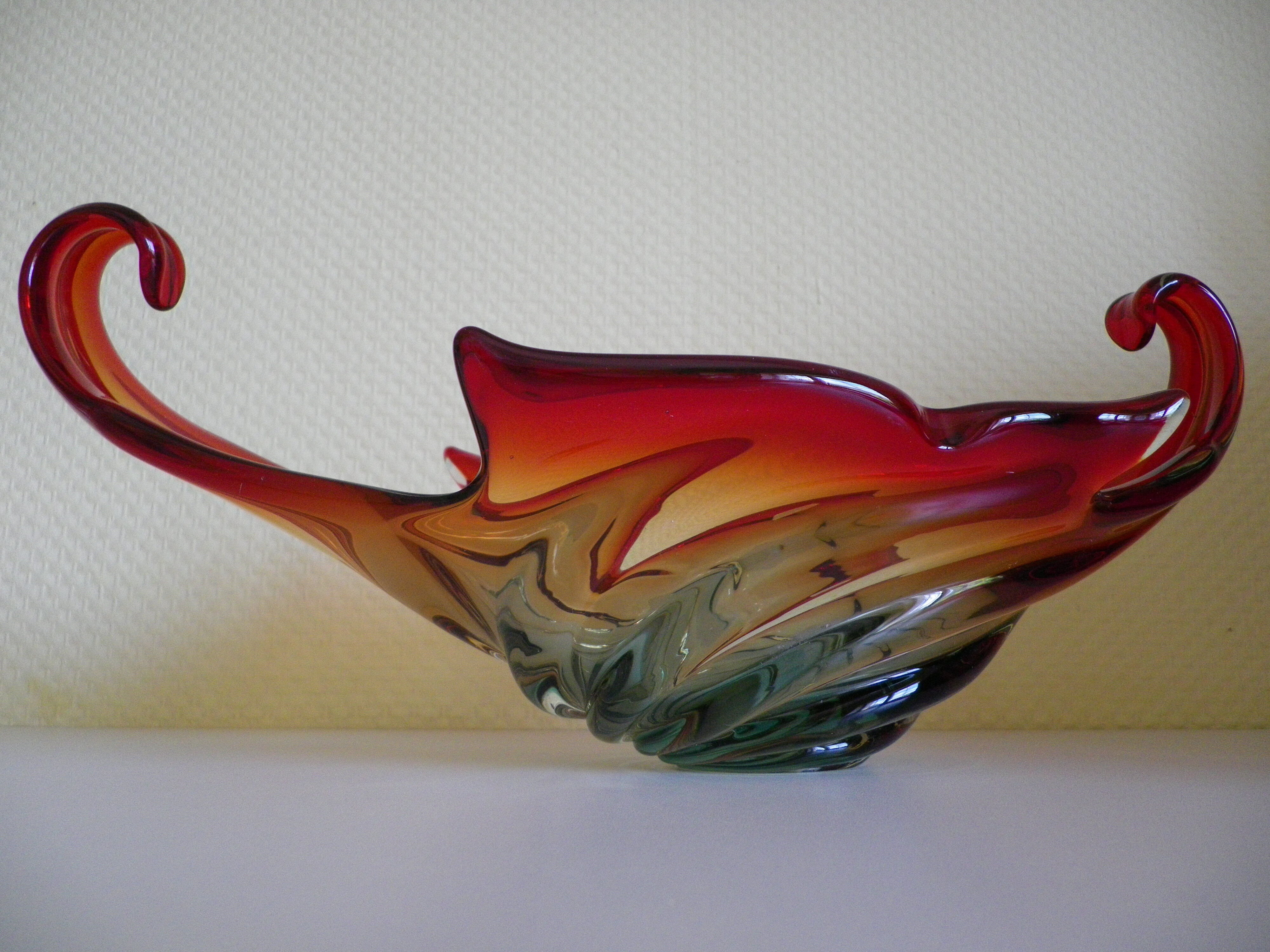 Fruit or decoration cup Murano glass