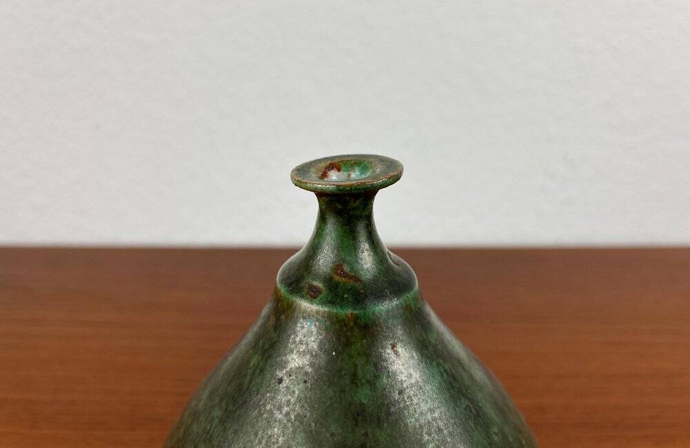 Mid-century German studio pottery vase by Meike Falck Nicolaisen, 1960s.