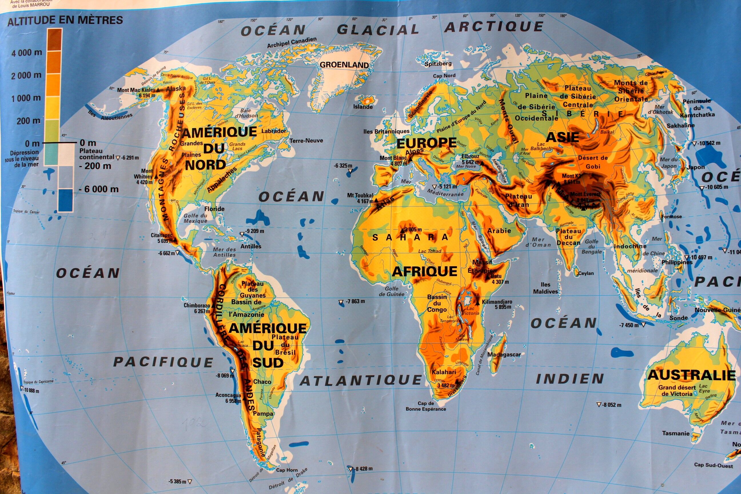 Map MDI 1994 vintage school map