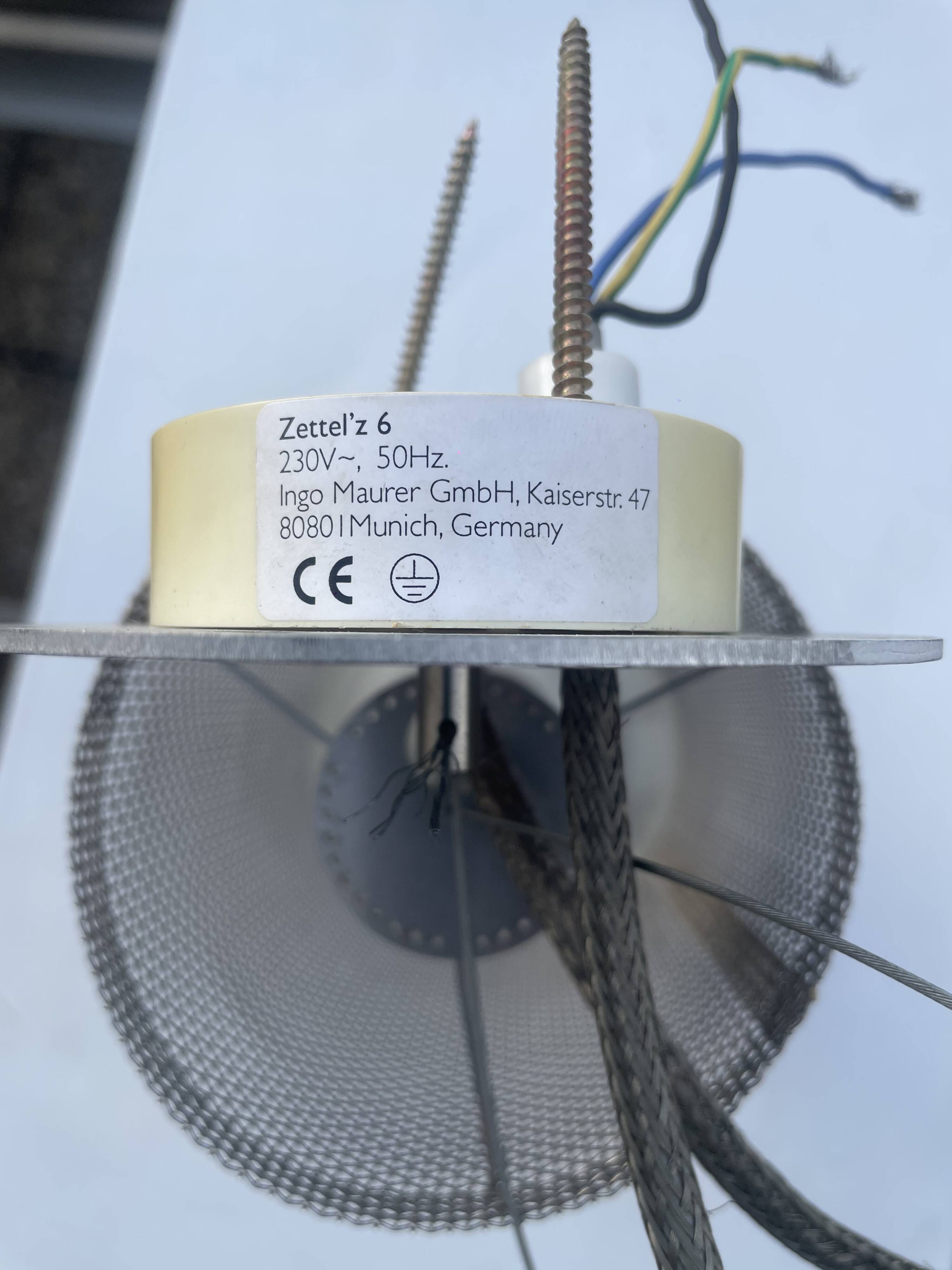 Suspension Zettel'z 5 Ingo Maurer, 1997