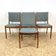 Danish Teak Dining Chairs by Johannes Andersen.