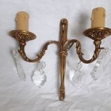 Pair of bronze sconces