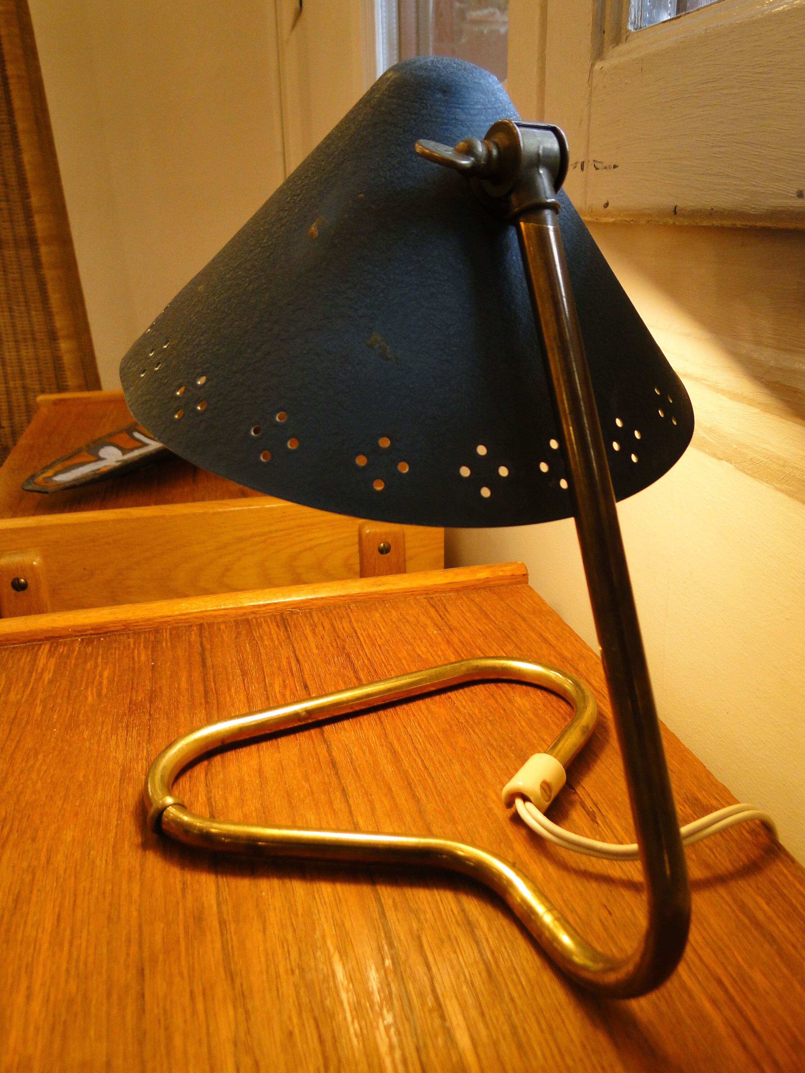 Vintage bedside lamp 1950