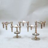 Five Nagel candle holders 70s