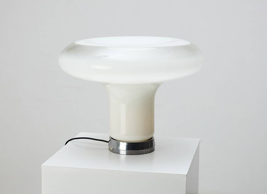 Angelo Mangiarotti Lesbo Table Lamp for Artemide Italy 1967