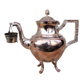 Théière en métal argenté XIXème style Empire