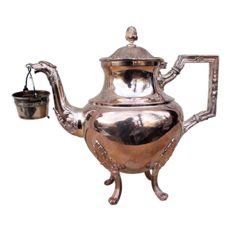 Teapot in silver metal XIXth Empire style