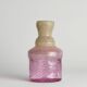 Unique Bubblegum Pink and Yellow Art Glass Vase by Milan Vobruba, Sweden 1980s