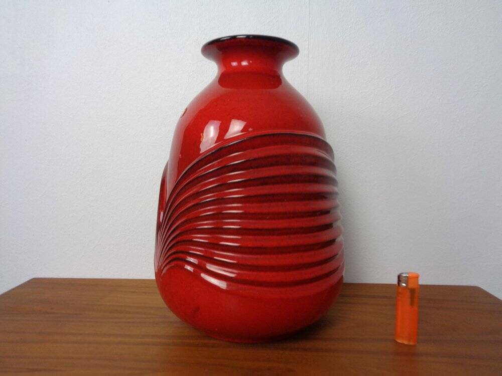 Large ceramic vase by Cari Zalloni for Fohr Keramik, 1970s