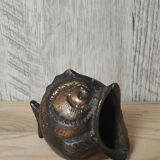 Cendrier poisson bronze