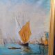 Oil on canvas of Venice, by Ernest Viallate
