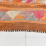 Orange Beige Turkish Runner Rug 80x369Cm SK 23759