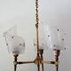 Lustre vintage rockabilly 3 feux années 50