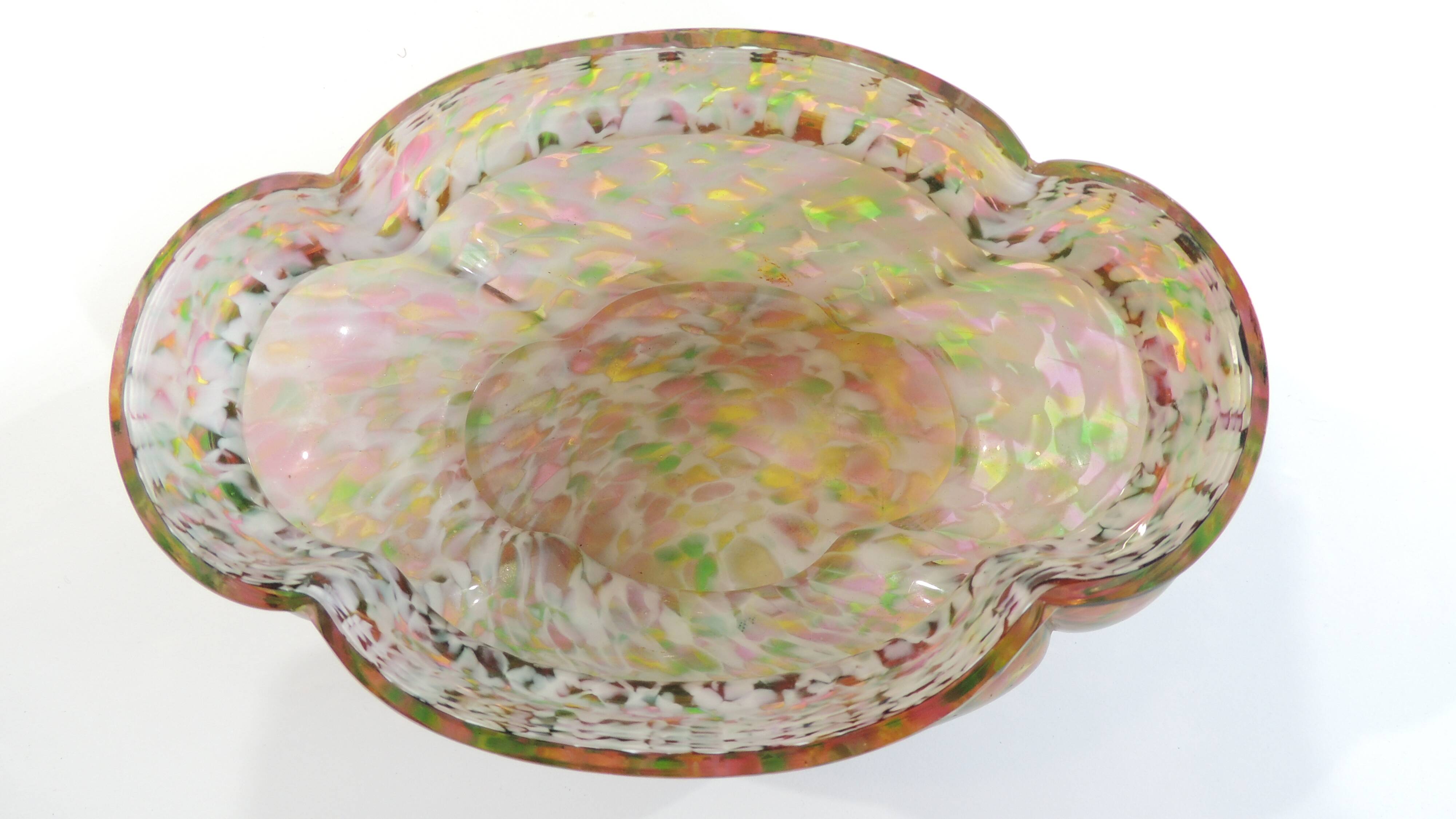 Verre, jardinière Murano, années 1960