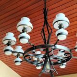 Large ironwork chandelier