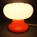 Lampe de table champignon en verre Stepan Tabery des années 1970, Tchécoslovaquie