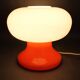 1970s Stepan Tabery Glass Mushroom Table Lamp, Czechoslovakia