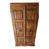 Solid wood (rosewood) cabinet – Elephant carvings