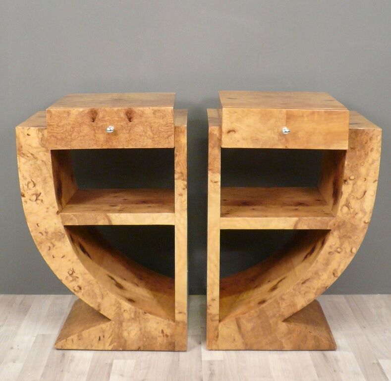 Art deco chevet pair