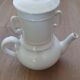 Porcelain coffee maker with filter and diffuser Apilco