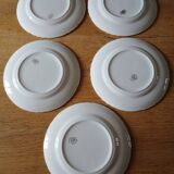 5 old Moulin des loups flat plates