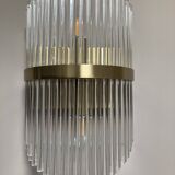 Felicity wall lamp with glass tubes and gold metal - nv gallery
