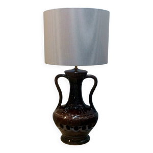 Lampe vintage en céramique, - coton