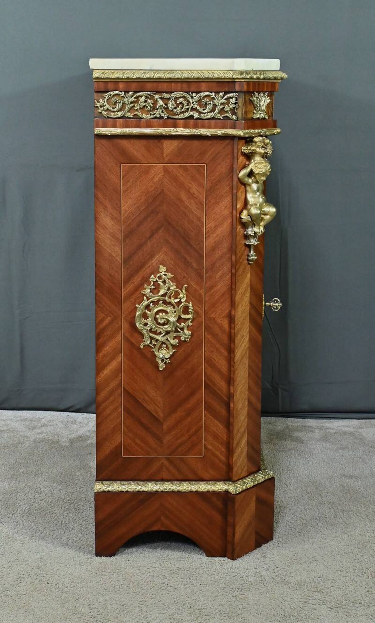Mahogany sideboard, Napoleon III period – 2nd part of the 19th century