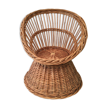 Fauteuil en rotin enfant