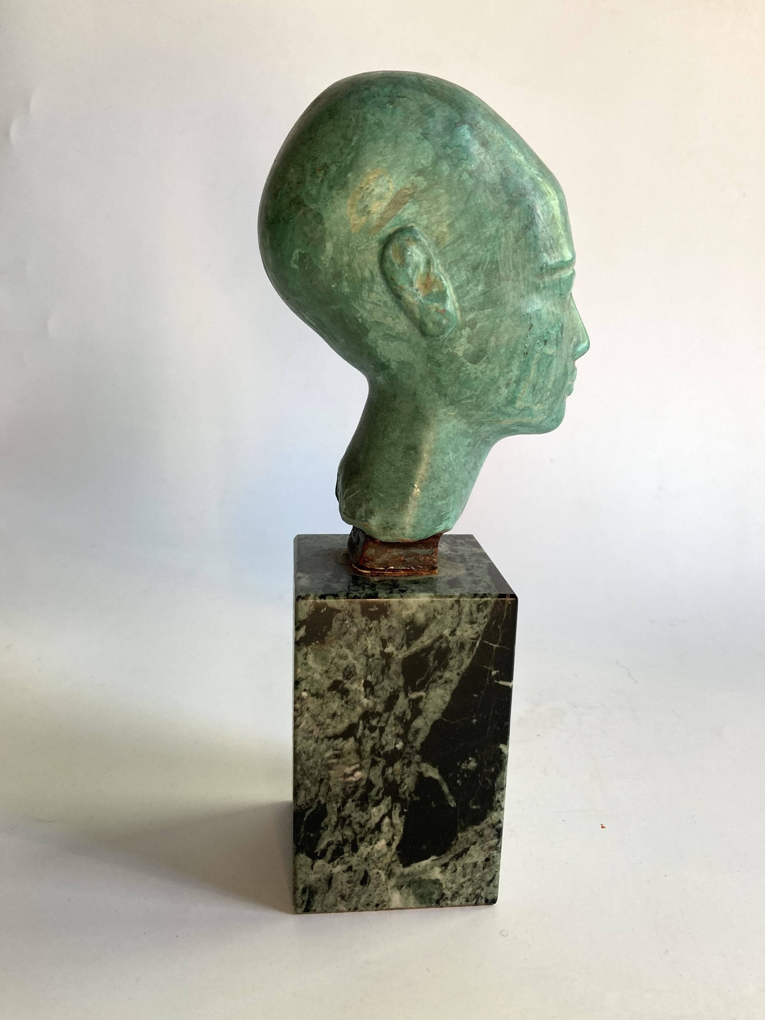 Egyptian head bust