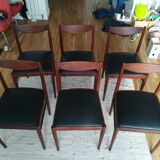 Scandinavian style table palissandre bois