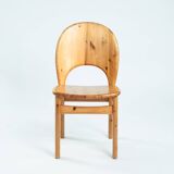Glostrup Danish pine tulip dining chairs, Niels Koefoed, Denmark 1970s