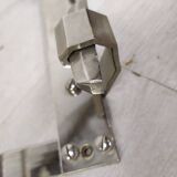 Art Deco chrome wall coat rack