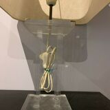 Pair of Plexiglas 20th century lamps