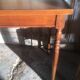 Cherry wood side table from the 60s/70s.