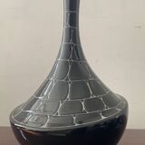 Vase soliflore vintage en céramique émaillée