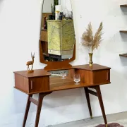 Unique teak dressing table, Scandinavia, 1960s/70s, vintage, mid-c