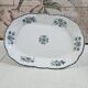 Plat ovale en terre de fer