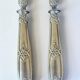 Silver-plated salad servers