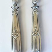 Silver-plated salad servers
