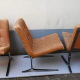 Three armchairs by Olivier Mourgue from the 50s/60s
