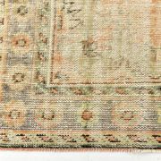 5x9 Vintage Oriental & Bordered Pattern Orange Turkish Rug, 170x274Cm