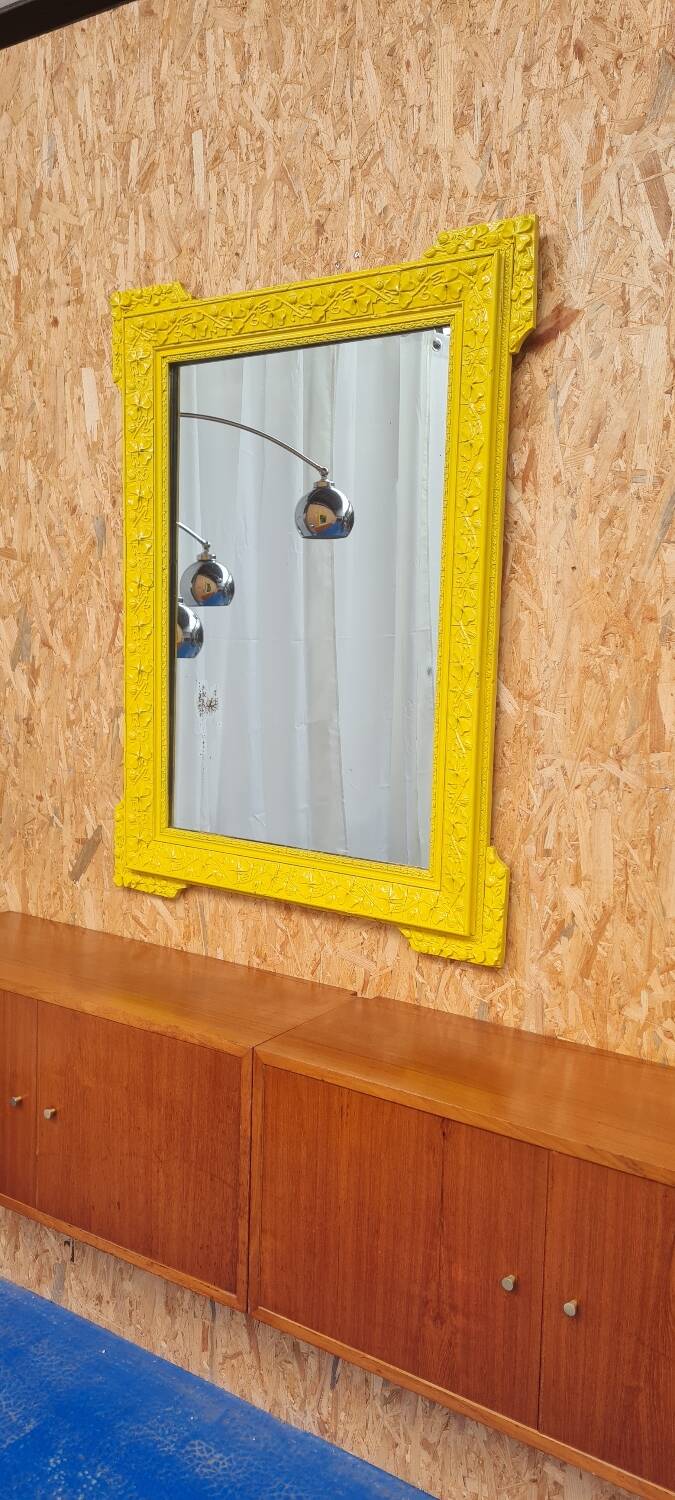 Wood and plaster mirror 1950